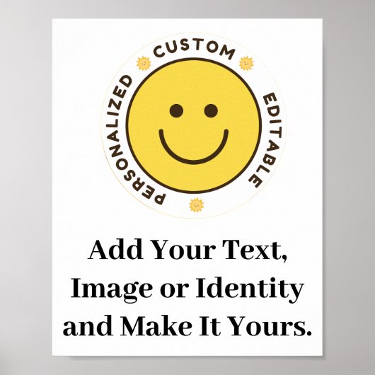 Maak je eigen aangepaste gepersonaliseerde matte s poster (Voorkant)