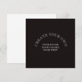 Maak je eigen aangepaste gepersonaliseerde save the date (Voorkant / Achterkant)