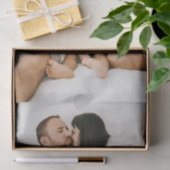 Maak je eigen aangepaste gezinsfoto gepersonalisee tissuepapier (Geschenk)