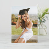 Maak Je Eigen Aangepaste Graduate 2 Foto Kaart (Staand voorkant)