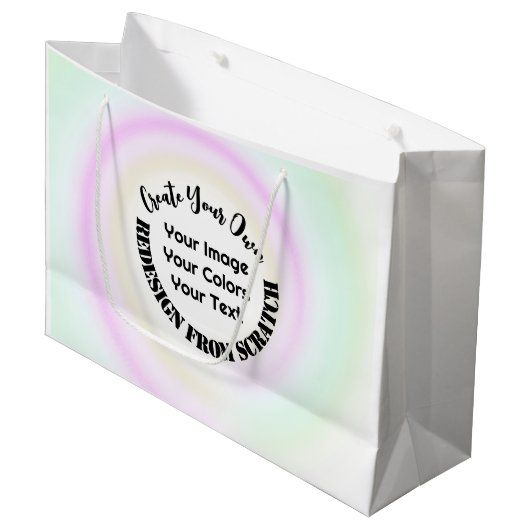 Maak je eigen aangepaste groot cadeauzakje (Voorkant Gekanteld)