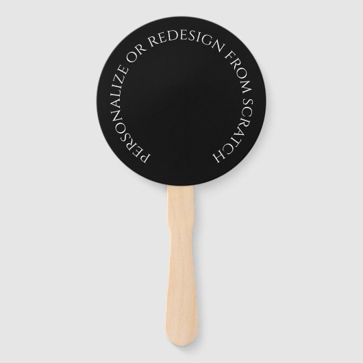 Maak je eigen aangepaste handwaaier (Voorkant)
