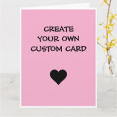 Maak je eigen aangepaste kaart (Gele Bloem)