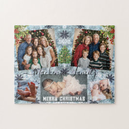 Maak je eigen aangepaste kerst familie foto's coll legpuzzel