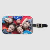 Maak Je Eigen Aangepaste Kinderen Foto Modern Bagagelabel (Voorkant (horizontaal))