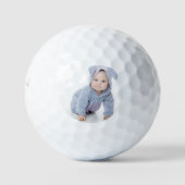 Maak Je Eigen Aangepaste Kinderen Foto Modern Golfballen (Voorkant)