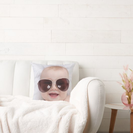 Maak Je Eigen Aangepaste Kinderen Foto Modern Kussen (Bank)
