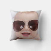 Maak Je Eigen Aangepaste Kinderen Foto Modern Kussen (Achterkant)