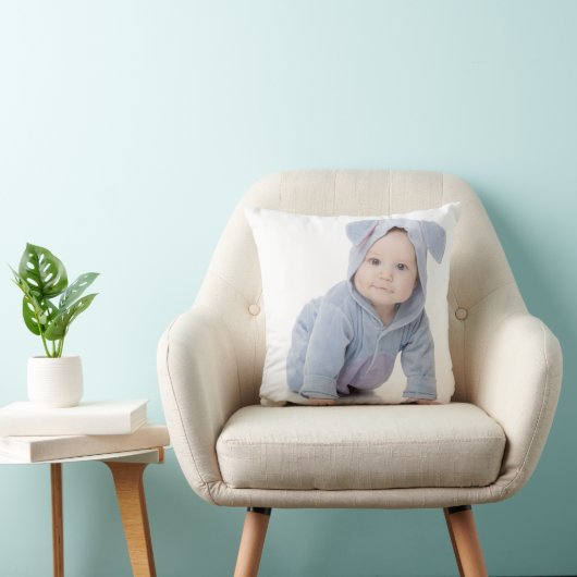 Maak Je Eigen Aangepaste Kinderen Foto Modern Kussen (Stoel)