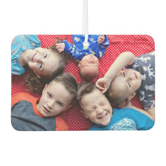 Maak Je Eigen Aangepaste Kinderen Foto Modern Luchtverfrisser (Voorkant)