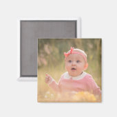 Maak Je Eigen Aangepaste Kinderen Foto Modern Magneet (Voorkant / Achterkant)