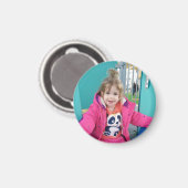 Maak Je Eigen Aangepaste Kinderen Foto Modern Magneet (Voorkant / Achterkant)