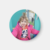 Maak Je Eigen Aangepaste Kinderen Foto Modern Magneet (Voorkant)