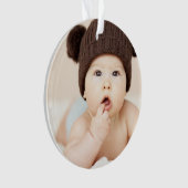 Maak Je Eigen Aangepaste Kinderen Foto Modern Ornament (voorkant)