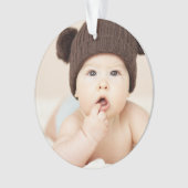Maak Je Eigen Aangepaste Kinderen Foto Modern Ornament (voorkant)