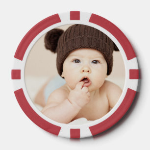 Maak Je Eigen Aangepaste Kinderen Foto Modern Poker Chips