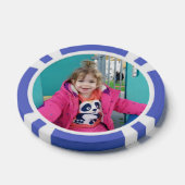 Maak Je Eigen Aangepaste Kinderen Foto Modern Poker Chips (Enkel)