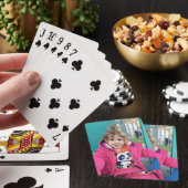 Maak Je Eigen Aangepaste Kinderen Foto Modern Pokerkaarten (Insitu)