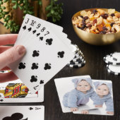 Maak Je Eigen Aangepaste Kinderen Foto Modern Pokerkaarten (Insitu)