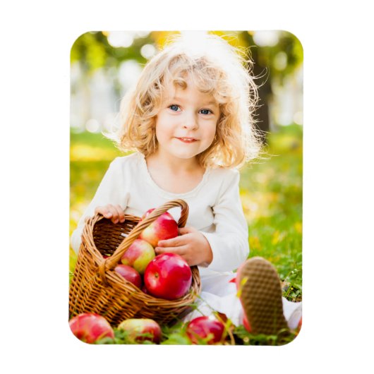Maak Je Eigen Aangepaste Kinderfoto Magneet (Verticaal)