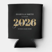Maak je eigen aangepaste klas van 2026 afstuderen blikjeskoeler (Voorkant)
