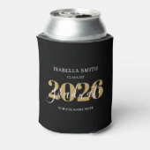 Maak je eigen aangepaste klas van 2026 afstuderen blikjeskoeler (Blikje Achterkant)