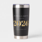Maak je eigen aangepaste klas van 2026 afstuderen geïsoleerde drinkbeker (Voorkant)