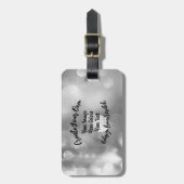 Maak je eigen aangepaste kleur/ontwerp bagagelabel (Voorkant verticaal)