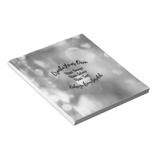 Maak Je Eigen Aangepaste Kleur/Ontwerp Notitieblok (Schuin)