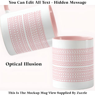 Maak je eigen aangepaste korte verborgen boodschap mok