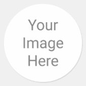 Maak je eigen aangepaste Logo Business Social Medi Ronde Sticker (Voorkant)