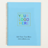 Maak Je Eigen Aangepaste Logo | Tekst Promotioneel Planner (Voorkant)