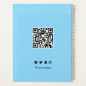 Maak Je Eigen Aangepaste Logo | Tekst Promotioneel Planner (Achterkant)