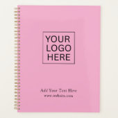 Maak Je Eigen Aangepaste Logo | Tekst Promotioneel Planner (Voorkant)