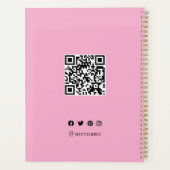 Maak Je Eigen Aangepaste Logo | Tekst Promotioneel Planner (Achterkant)