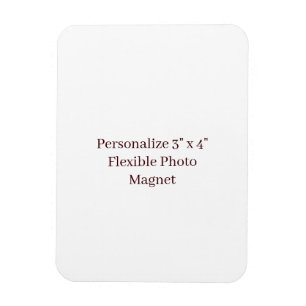 Maak Je Eigen Aangepaste Merk 7,5x10 cm Flexibele Magneet