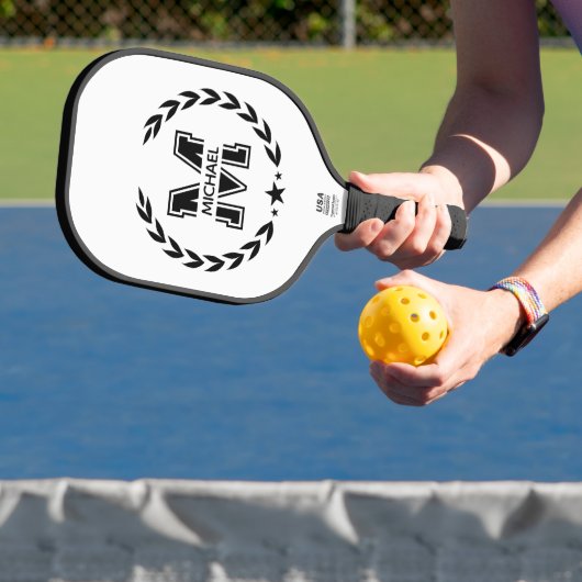 Maak Je Eigen Aangepaste Merk Monogram Pickleball Paddle (Insitu)