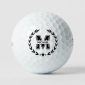 Maak Je Eigen Aangepaste Merkmonogram Golfballen (Voorkant)