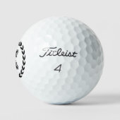 Maak Je Eigen Aangepaste Merkmonogram Golfballen (Logo)