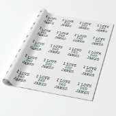 Maak je eigen aangepaste met naam vaders cadeaupapier (Uitgerold)