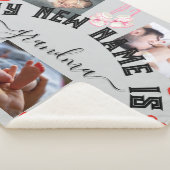 ✨Maak je eigen aangepaste MIJN NIEUWE NAAM IS GRAN Sherpa Deken (3/4)