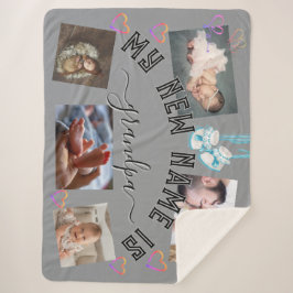 ✨Maak je eigen aangepaste MIJN NIEUWE NAAM IS GRAN Sherpa Deken