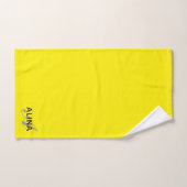 Maak Je Eigen Aangepaste Monogram Kleur Match Bad Handdoek (Handdoek)