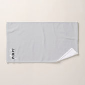 Maak Je Eigen Aangepaste Monogram Kleur Match Bad Handdoek (Handdoek)