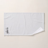 Maak Je Eigen Aangepaste Monogram Kleur Match Bad Handdoek (Handdoek)