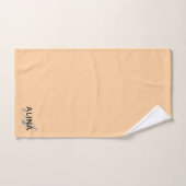 Maak Je Eigen Aangepaste Monogram Kleur Match Bad Handdoek (Handdoek)