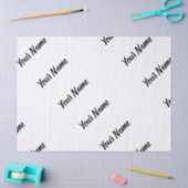 Maak je eigen aangepaste naam Gepersonaliseerde ca Tissuepapier (Craft)