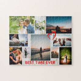 Maak je eigen aangepaste naam LOVE Family Pics Col Legpuzzel
