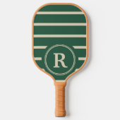 Maak Je Eigen Aangepaste Naam Monogram Ontwerp Pickleball Paddle (Voorkant)