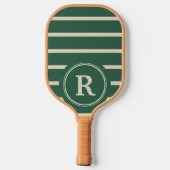 Maak Je Eigen Aangepaste Naam Monogram Ontwerp Pickleball Paddle (Achterkant)